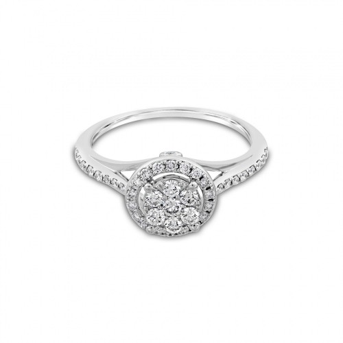 Ring Κ18 with Brilliant