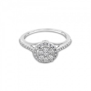 Ring Κ18 with Brilliant