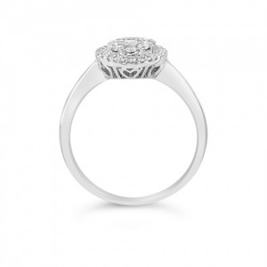 Ring Κ18 with Brilliant