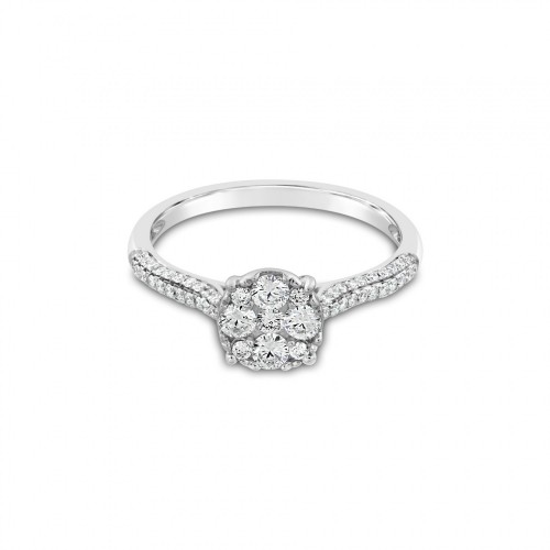 Ring Κ18 with Brilliant