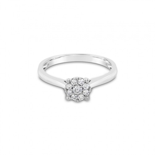 Ring Κ18 with Brilliant