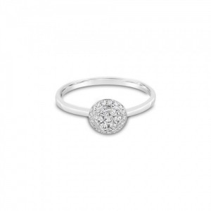 Ring Κ18 with Brilliant