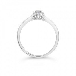 Ring Κ18 with Brilliant