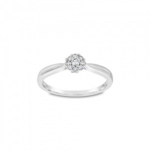 Ring Κ18 with Brilliant