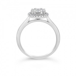 Ring Κ18 with Brilliant