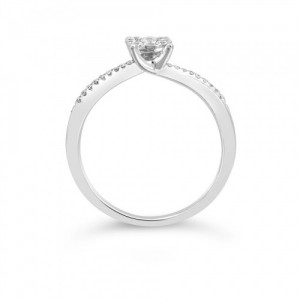 Ring Κ18 with Brilliant