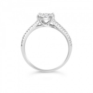 Ring Κ18 with Brilliant