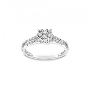 Δαχτυλίδι Κ18 με Brilliant