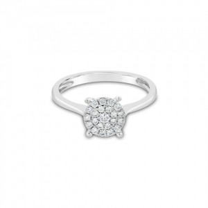 Ring Κ18 with Brilliant