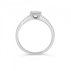 Ring Κ18 with Brilliant