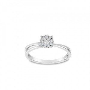 Δαχτυλίδι Κ18 με Brilliant