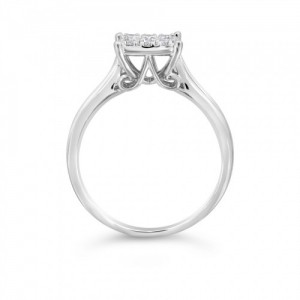 Ring Κ18 with Brilliant