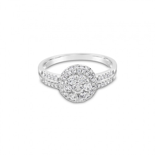 Ring Κ18 with Brilliant