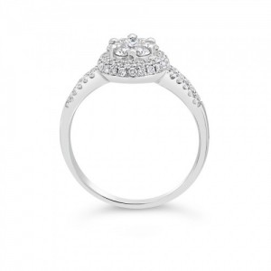 Ring Κ18 with Brilliant