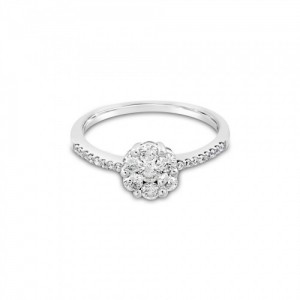 Ring Κ18 with Brilliant