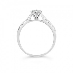 Ring Κ18 with Brilliant