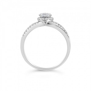 Ring Κ18 with Brilliant