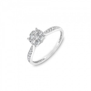 Δαχτυλίδι Κ18 με Brilliant