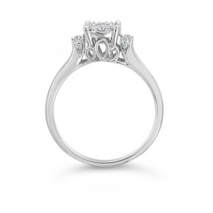 Ring Κ18 with Brilliant