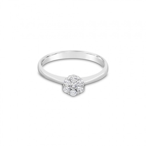 Ring Κ18 with Brilliant