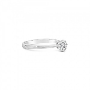 Ring Κ18 with Brilliant