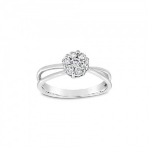 Ring Κ18 with Brilliant