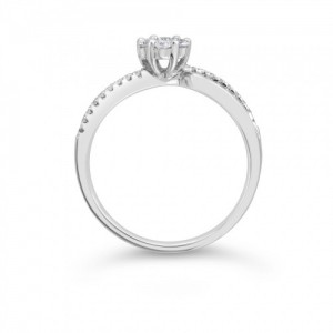 Δαχτυλίδι Κ18 με Brilliant