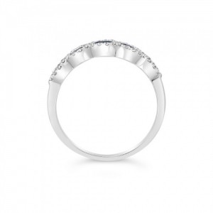 Δαχτυλίδι Κ18 με Brilliant & Ζαφείρι