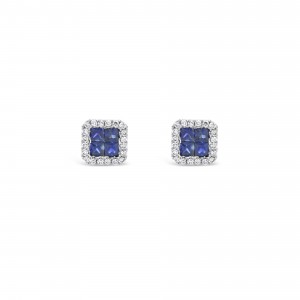 Σκουλαρίκια Κ18 με Brilliant