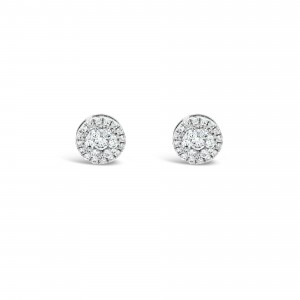 Σκουλαρίκια Κ18 με Brilliant