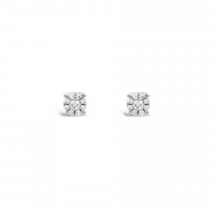 Earrings Κ18 with Brilliant