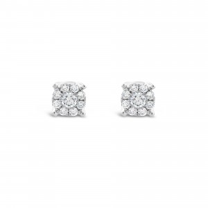 Earrings Κ18 with Brilliant